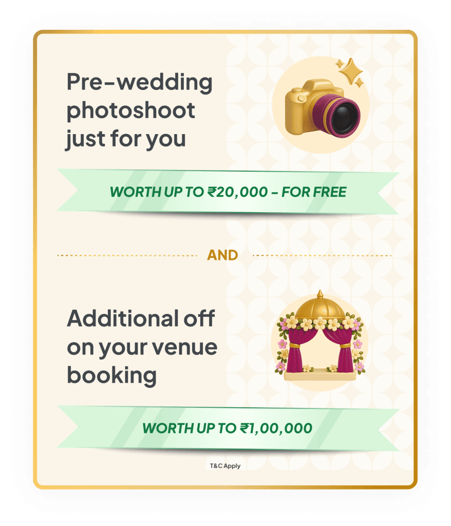 Pre-wedding photoshoot voucher